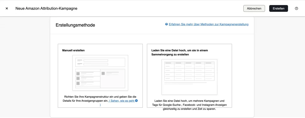 amazon attribution kampagne