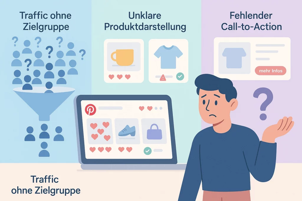 Pinterest Traffic bleibt ohne Käufe – Ursache visuelles Mismatch