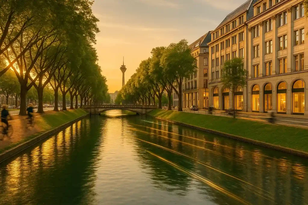 Amazon Agentur Düsseldorf – Königsallee, Flagship-Stores und Rhein